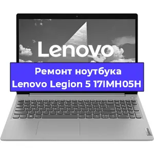 Чистка от пыли и замена термопасты на ноутбуке Lenovo Legion 5 17IMH05H в Санкт-Петербурге